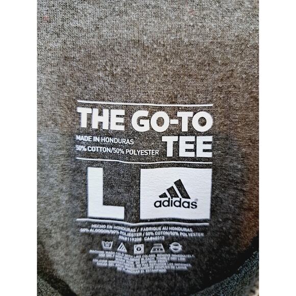 Adidas The Go To Tee Mens Tan Tee Size Large - Picture 3 of 3